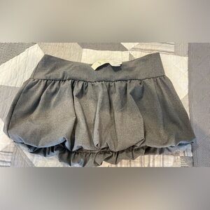 Hollister Bubble Mini Skort, Grey, Size XL, NWT